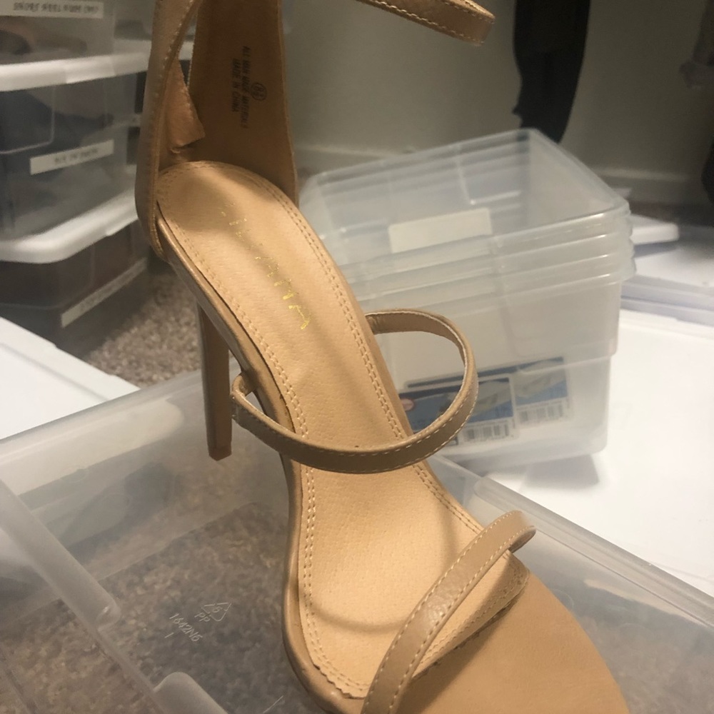 Leather heels